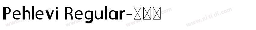 Pehlevi Regular字体转换